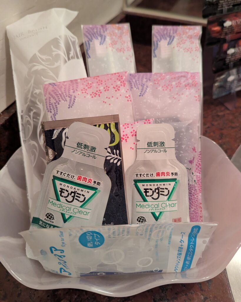 HOTEL LaPia 305号室のアメニティ。